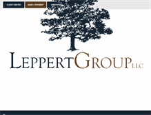 Tablet Screenshot of leppertgroup.com